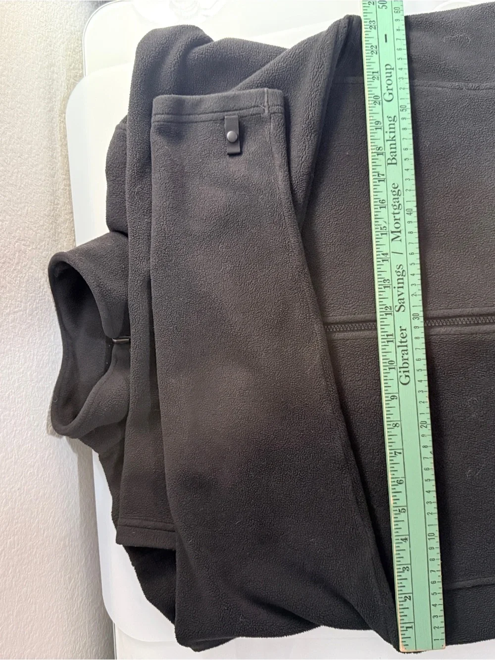 The North Face Mens Black Fleece Jacket with Embroidered Logo Size LG